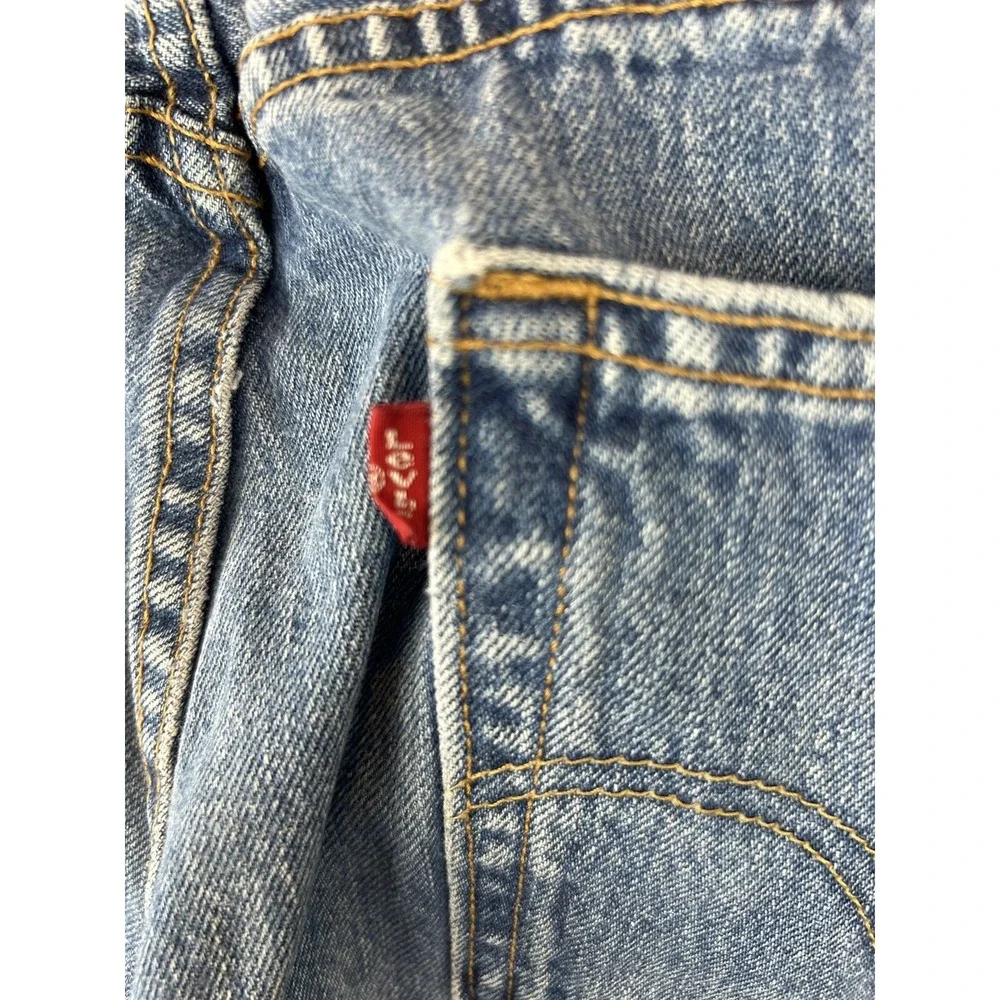 Vtg Levis 501 Jeans Mens 33x34 Med Wash Button Fly WPL 423 Cotton 31x33 Read